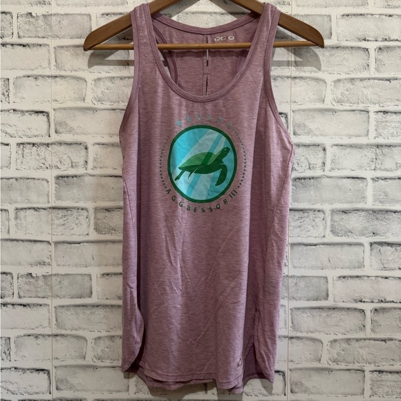 OGIO Tops - Women’s light purple Belize Aggressor III turtle racerback tank top Small
